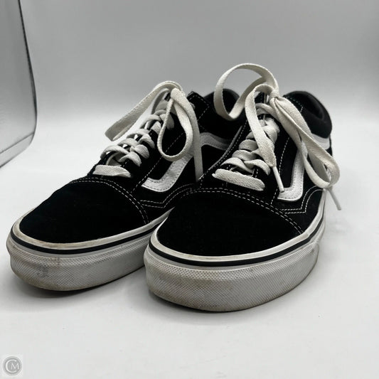 Shoes Sneakers By Vans In Black & White, Size: 8