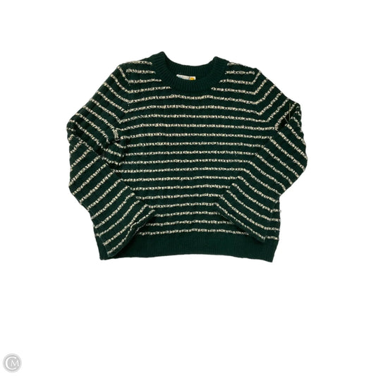 Sweater By C And C In Green & White, Size: L