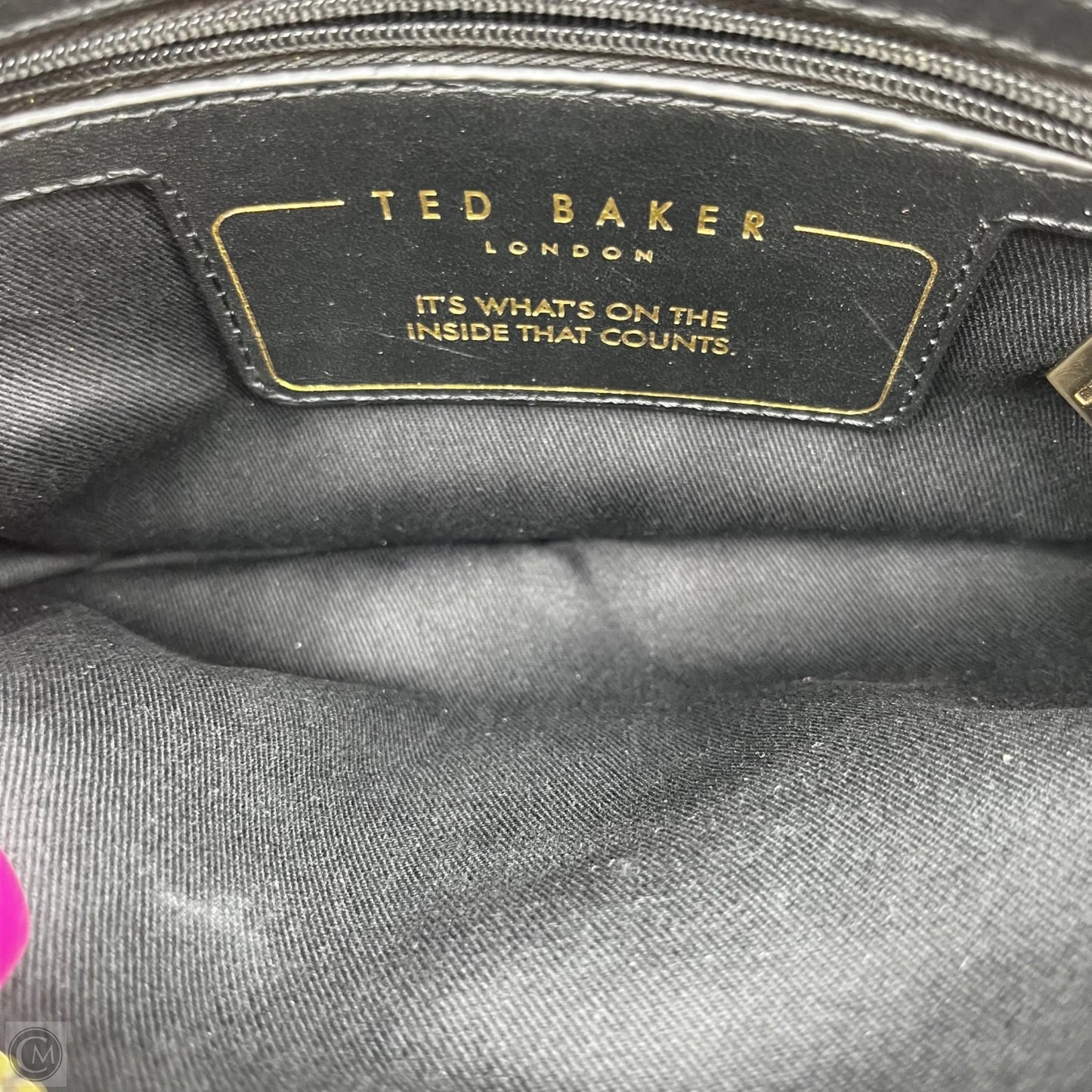 Crossbody Leather By Ted Baker, Size: Medium