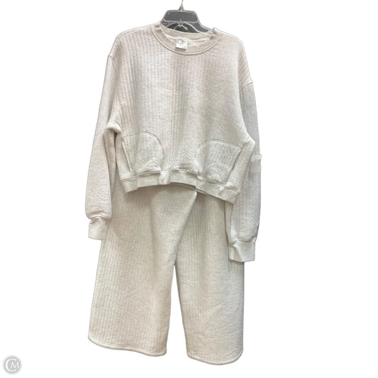 Pants Set 2pc By Offline By Aerie In White, Size: L
