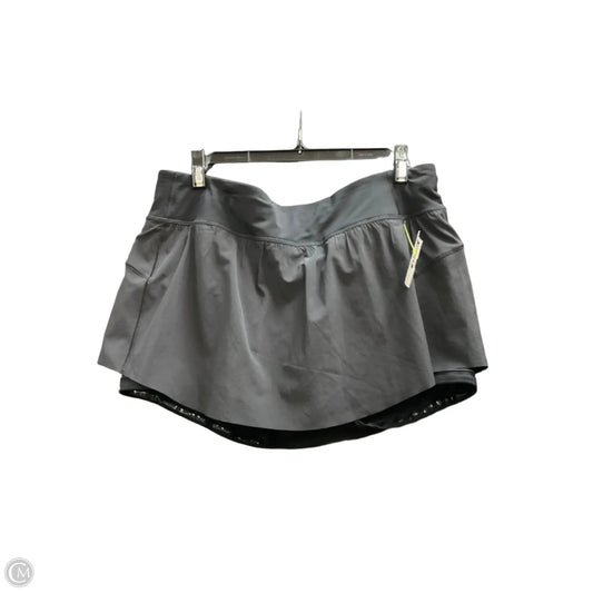 Athletic Skort By Lululemon In Black, Size: 10