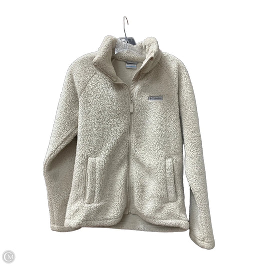 Jacket Faux Fur & Sherpa By Columbia In Cream, Size: S