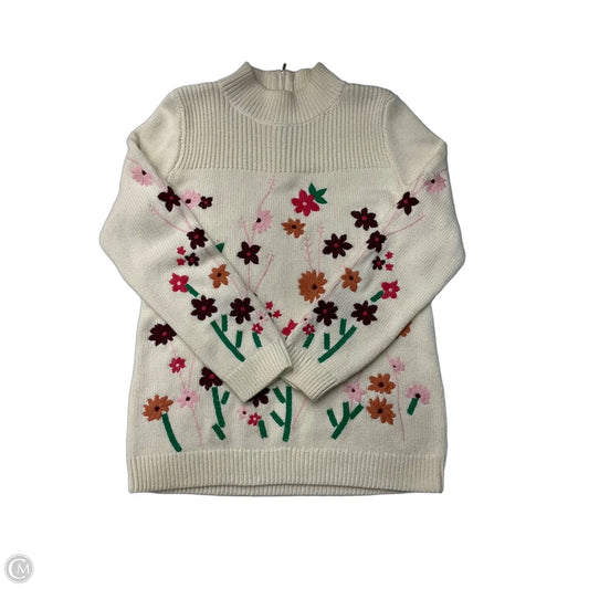 Sweater By Talbots In White, Size: M