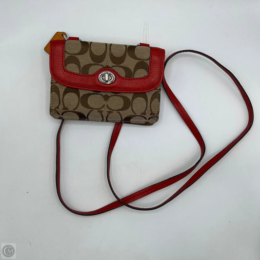 Crossbody Designer By Coach, Size: Small
