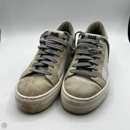 Shoes Sneakers By P448 In Beige, Size: 7.5