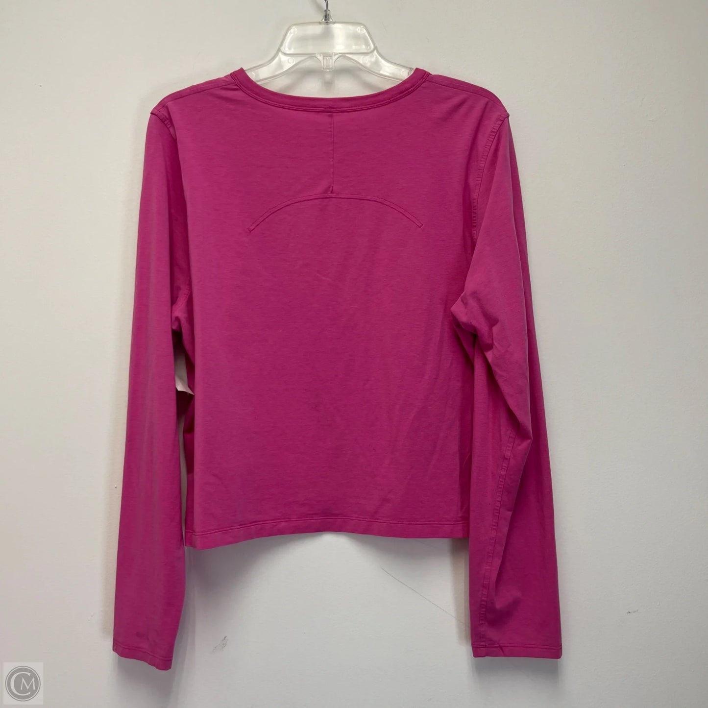 Top Long Sleeve By Lululemon In Pink, Size: Xl