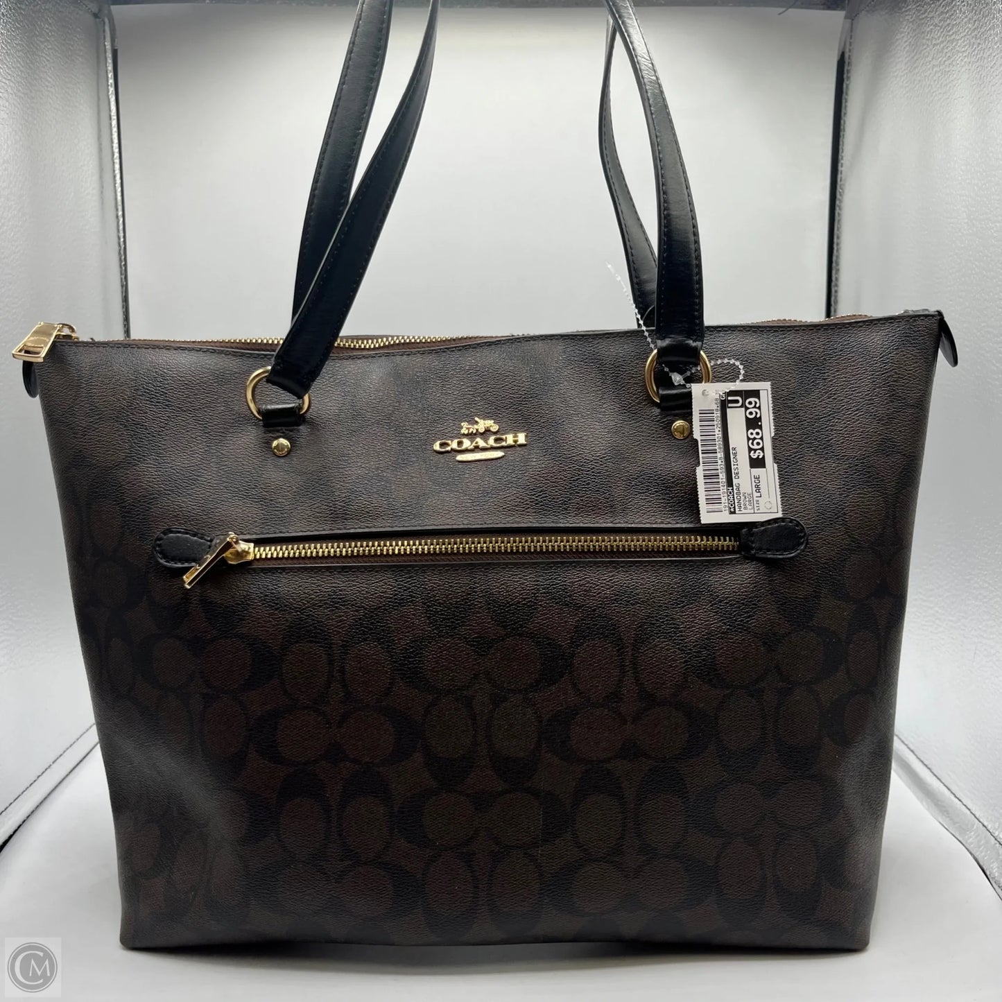 Handbag Designer By Coach, Size: Large