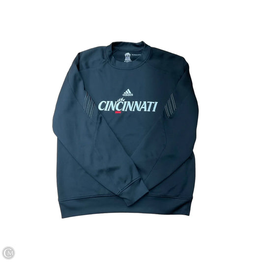 Sweatshirt Crewneck By Adidas In Black, Size: M