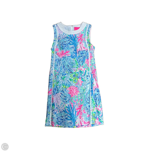 Dress Designer By Lilly Pulitzer In Blue & Pink, Size: 4