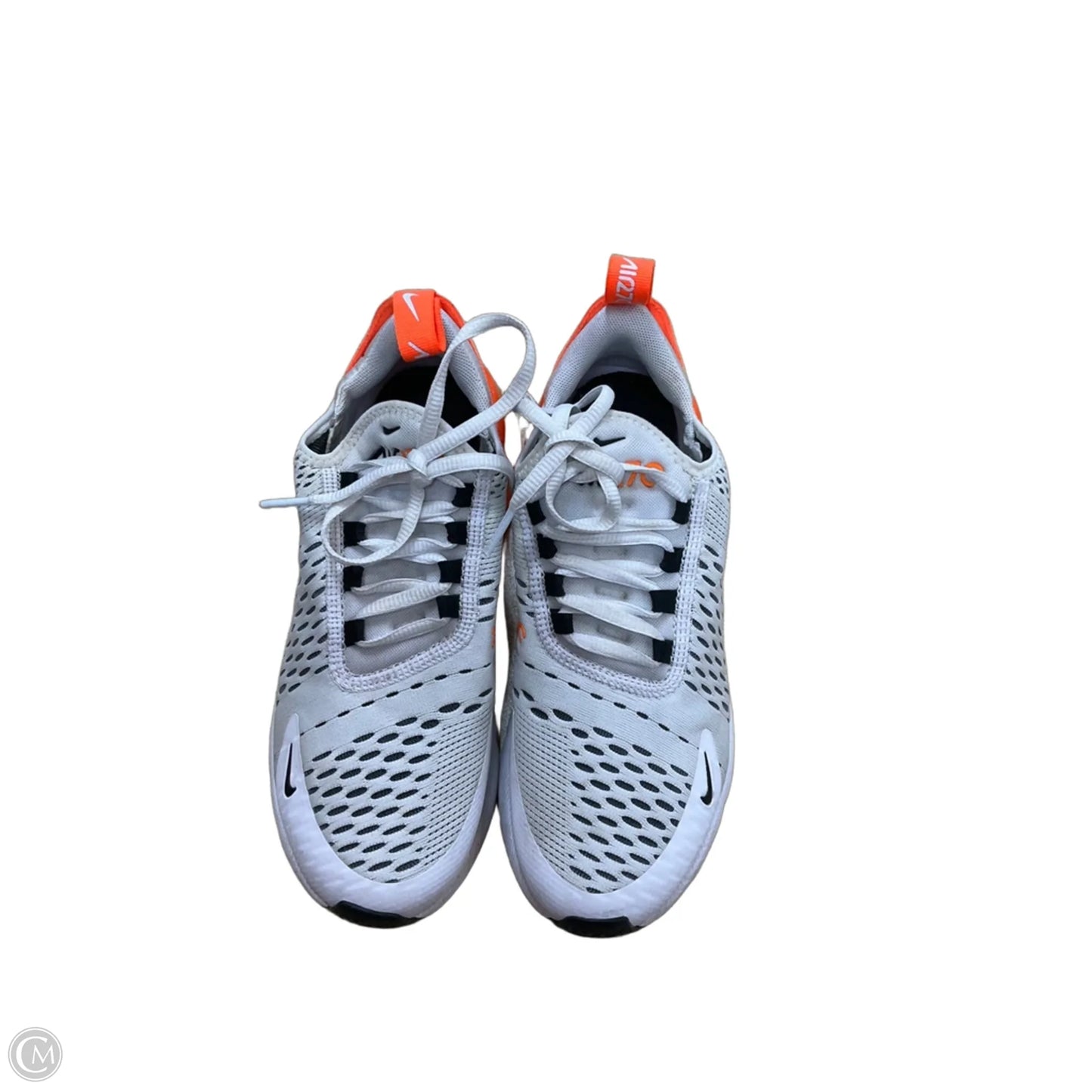 Shoes Sneakers By Nike In Orange & White, Size: 5.5
