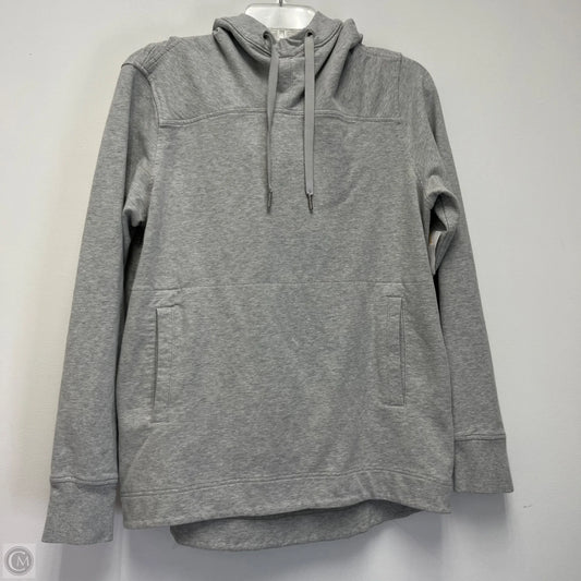 Sweatshirt Hoodie By Lululemon In Grey, Size: M