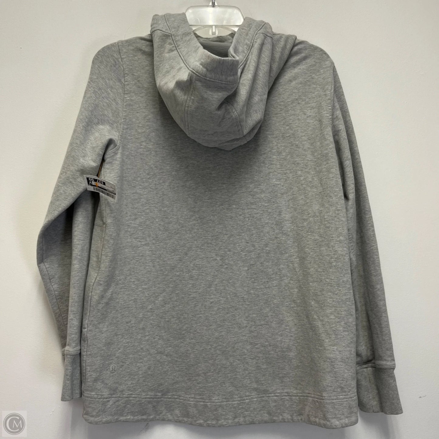 Sweatshirt Hoodie By Lululemon In Grey, Size: M