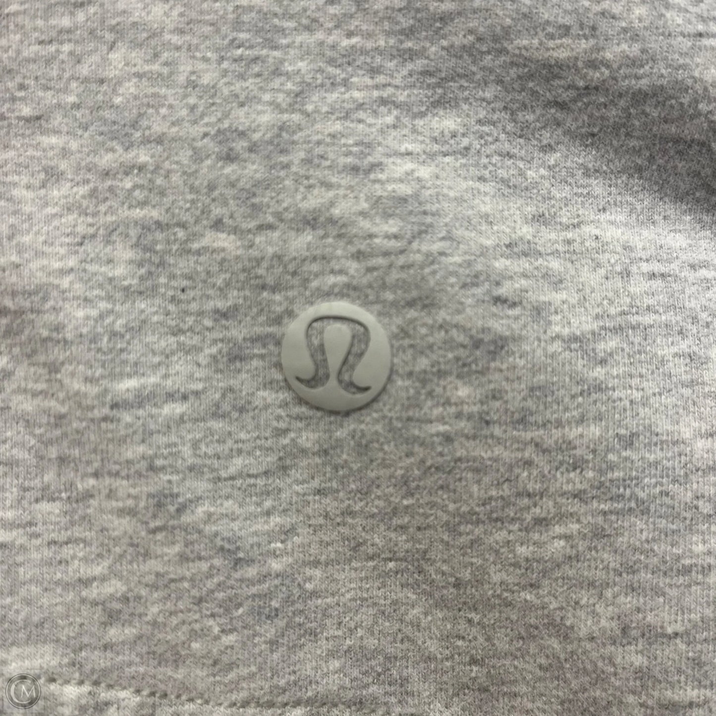 Sweatshirt Hoodie By Lululemon In Grey, Size: M