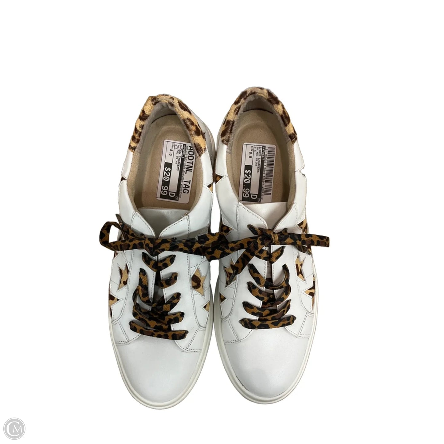 Shoes Sneakers By Vaneli In Animal Print, Size: 8.5