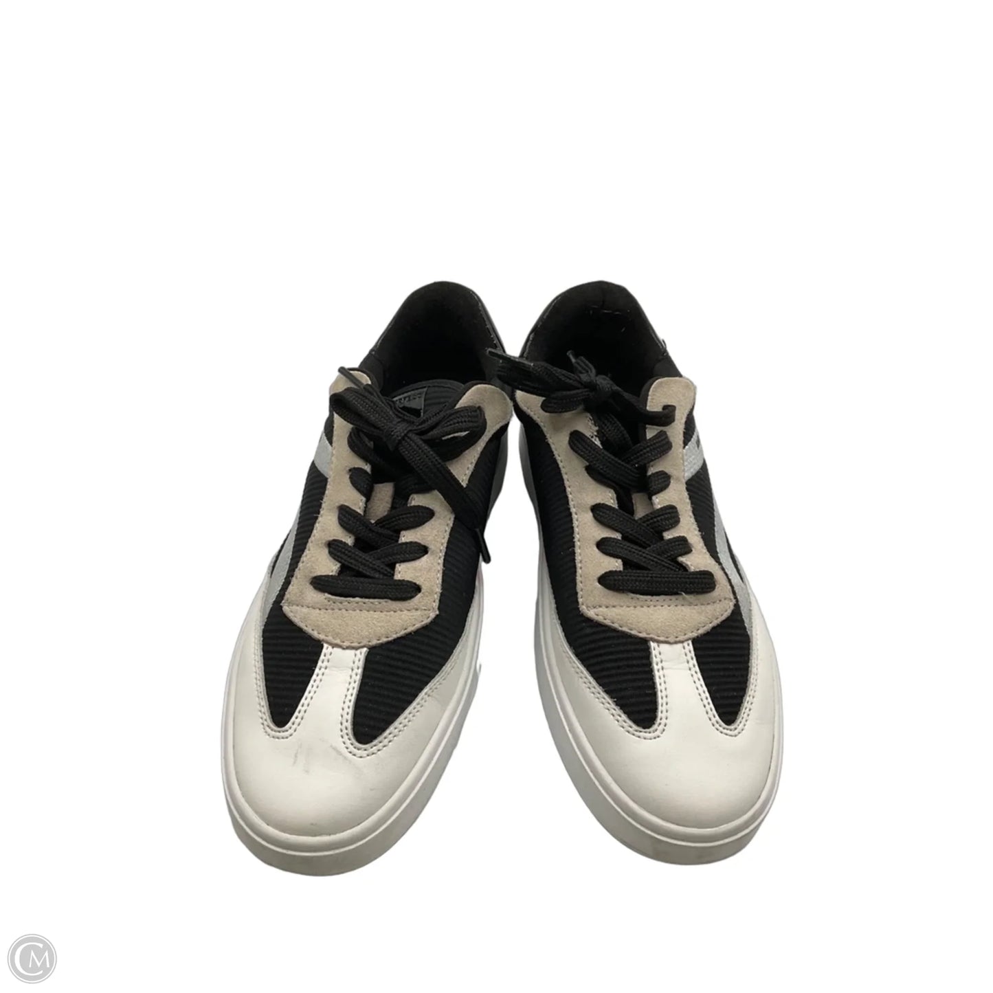 Shoes Designer By Karl Lagerfeld In Black & White, Size: 9
