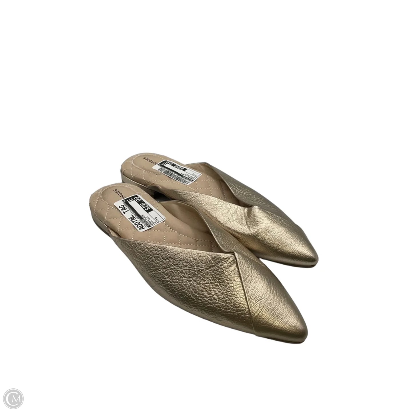 Shoes Flats By Birdies In Rose Gold, Size: 8