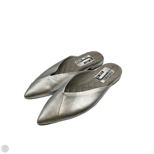 Shoes Flats By Birdies In Silver, Size: 8