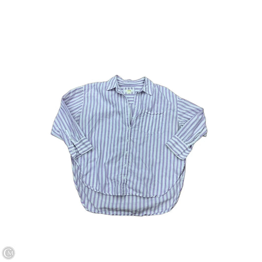 Top Long Sleeve Basic By Maeve In Striped Pattern, Size: Xl