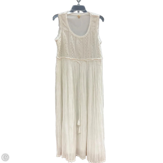 Dress Casual Maxi By Reba In White, Size: M