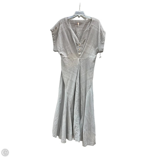 Dress Casual Maxi By Free People In Grey, Size: L
