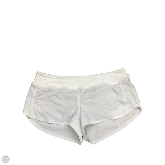 Athletic Shorts 2pc By Lululemon In White, Size: 12