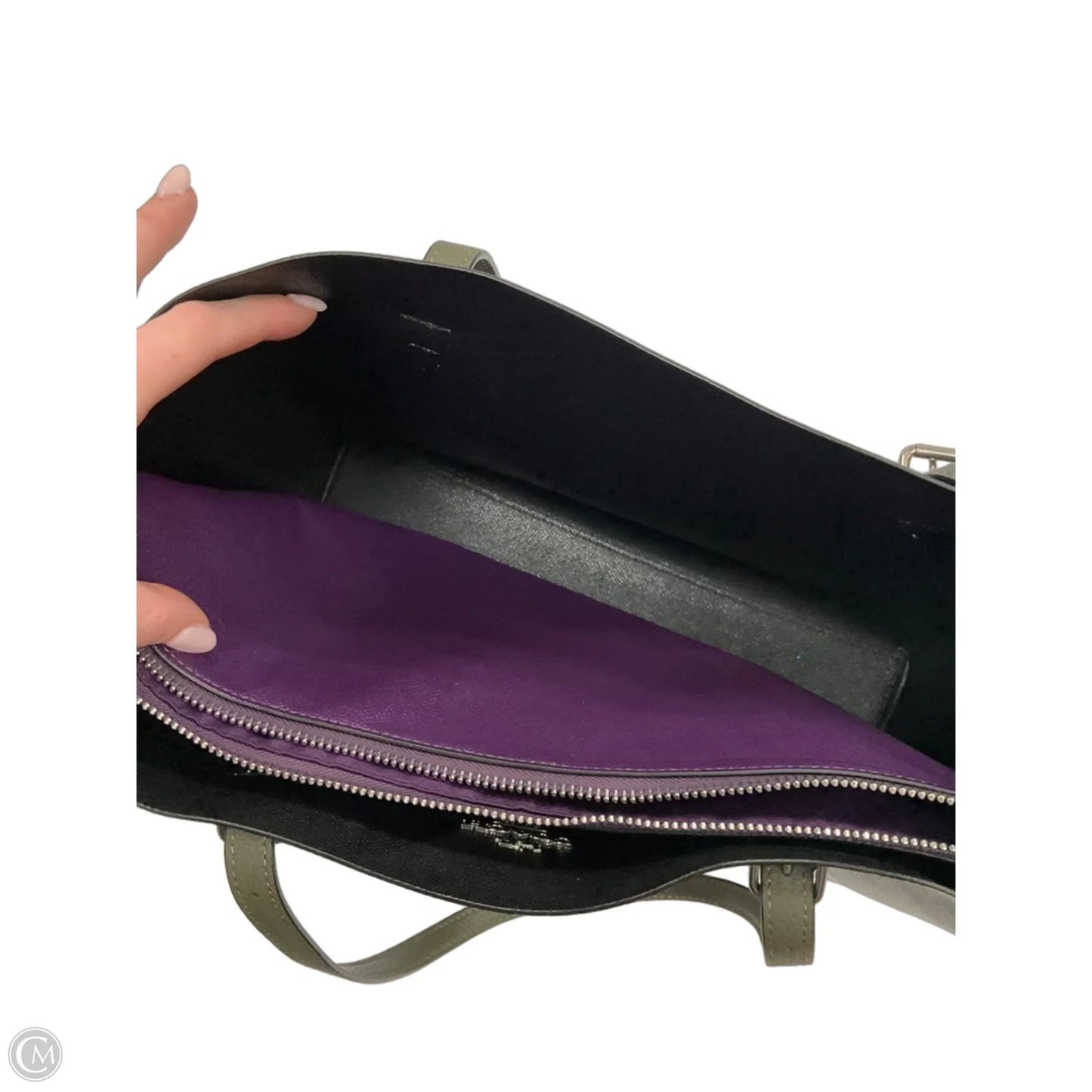 Handbag Designer By Coach, Size: Large