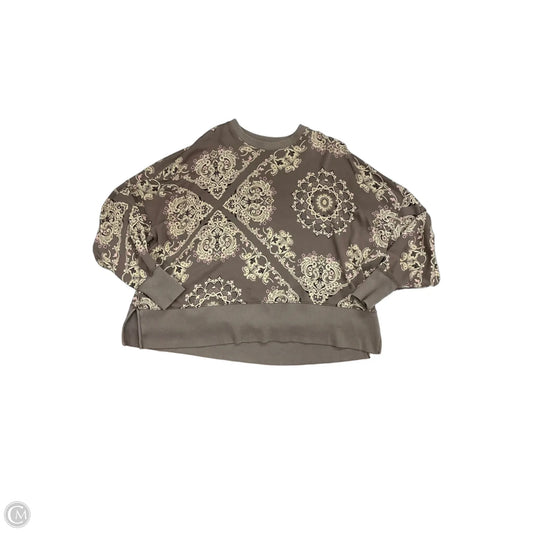 Sweatshirt Crewneck By Aerie In Geometric Pattern, Size: Xs