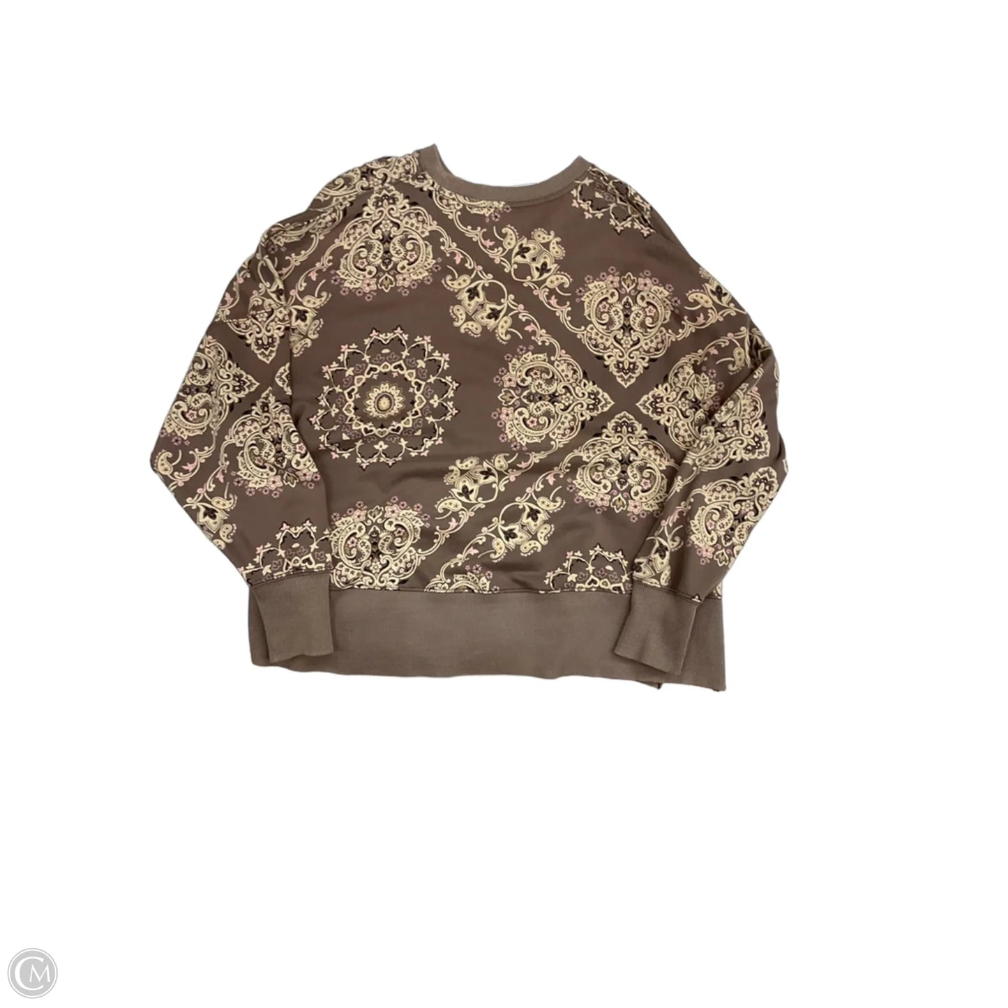 Sweatshirt Crewneck By Aerie In Geometric Pattern, Size: Xs