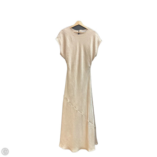 Dress Casual Maxi By Abercrombie And Fitch In Gold, Size: M