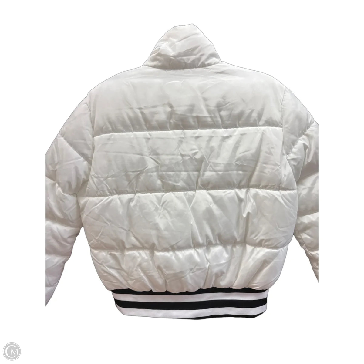 Jacket Puffer & Quilted By Clothes Mentor In White, Size: S