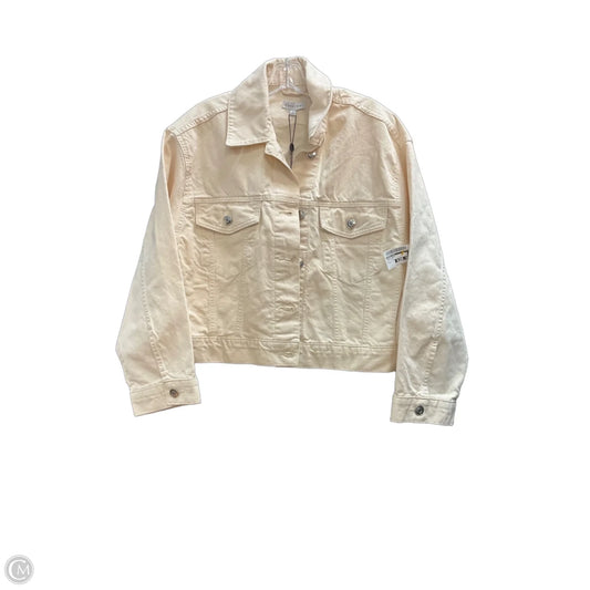 Jacket Denim By Gianni Bini In Cream Denim, Size: S