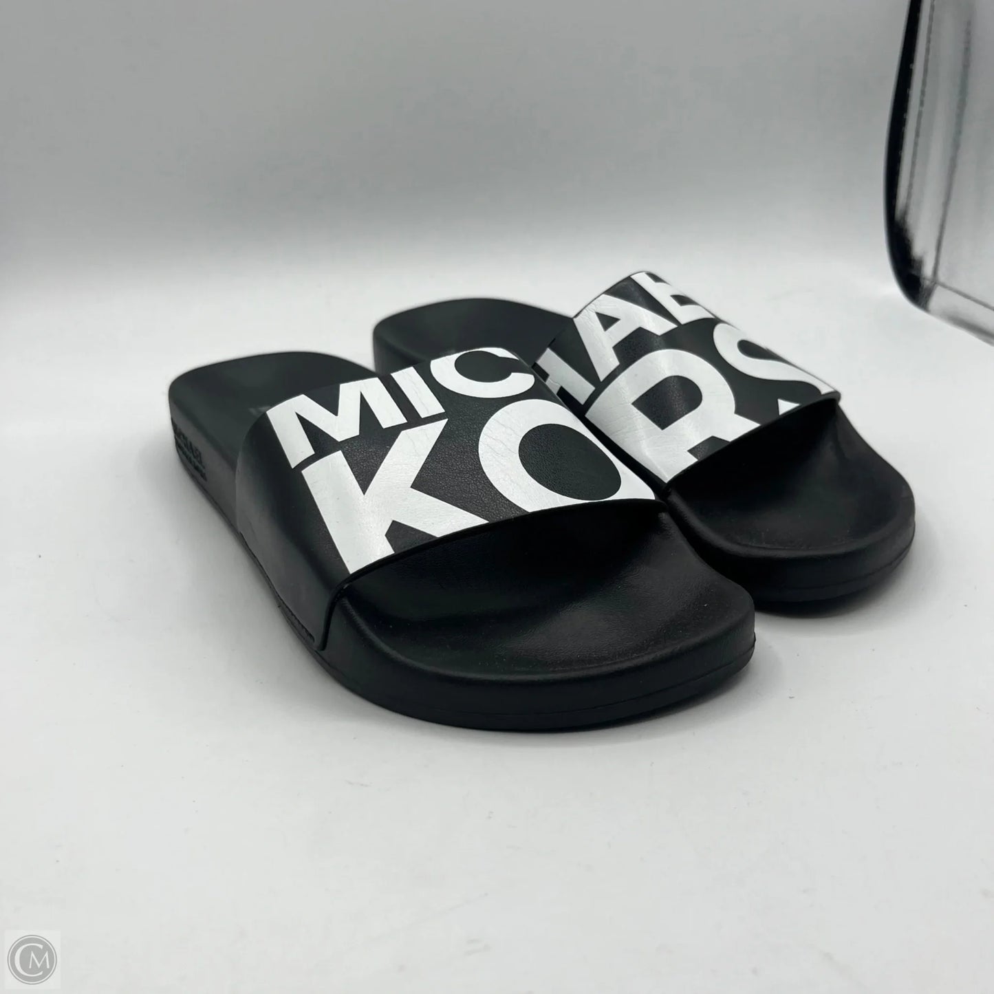 Sandals Flats By Michael By Michael Kors In Black, Size: 7