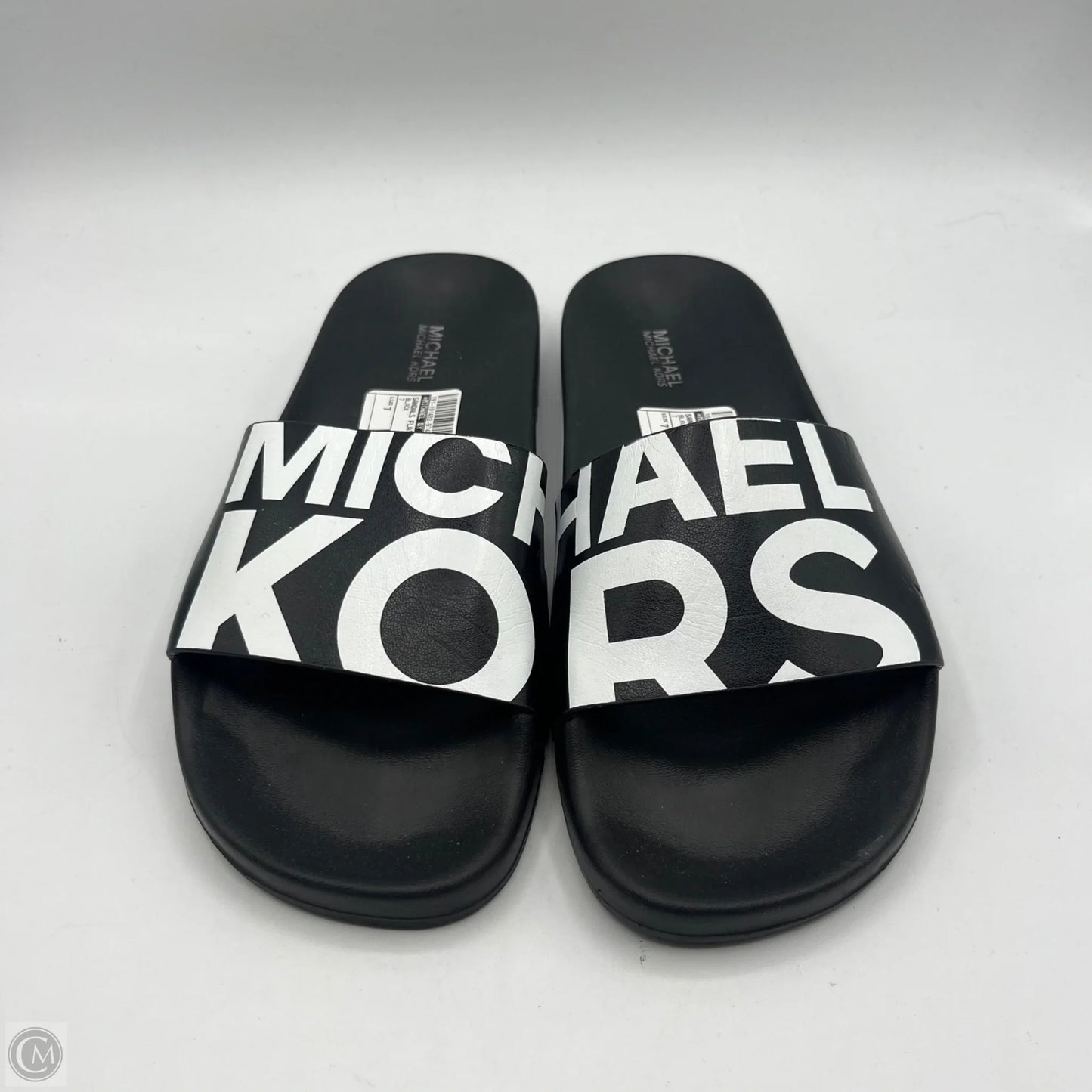 Sandals Flats By Michael By Michael Kors In Black, Size: 7