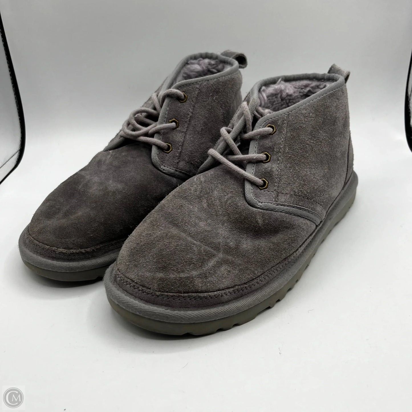 Boots Designer By Ugg In Grey, Size: 9