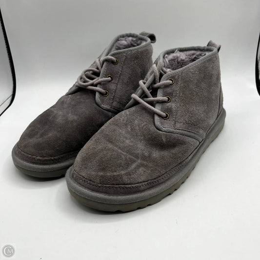 Boots Designer By Ugg In Grey, Size: 9