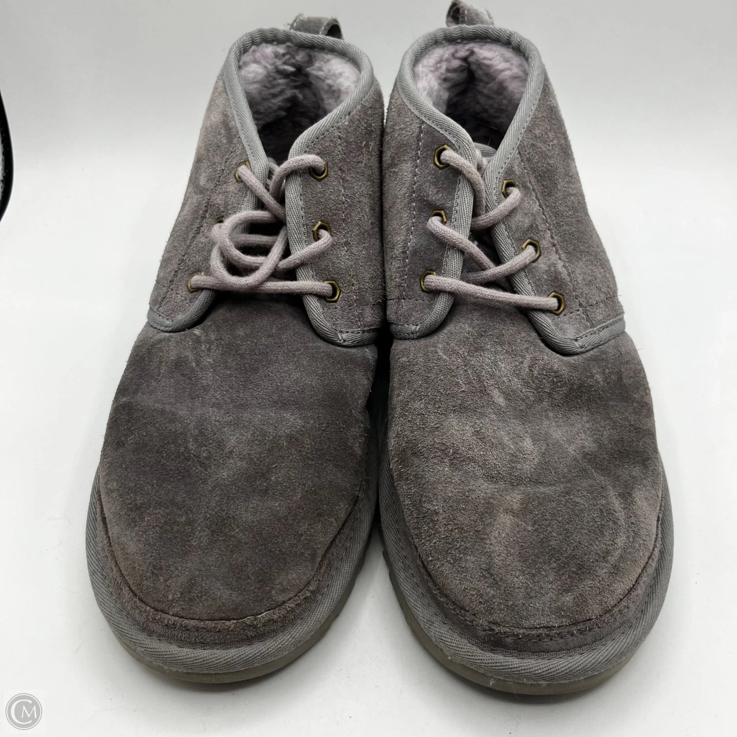 Boots Designer By Ugg In Grey, Size: 9