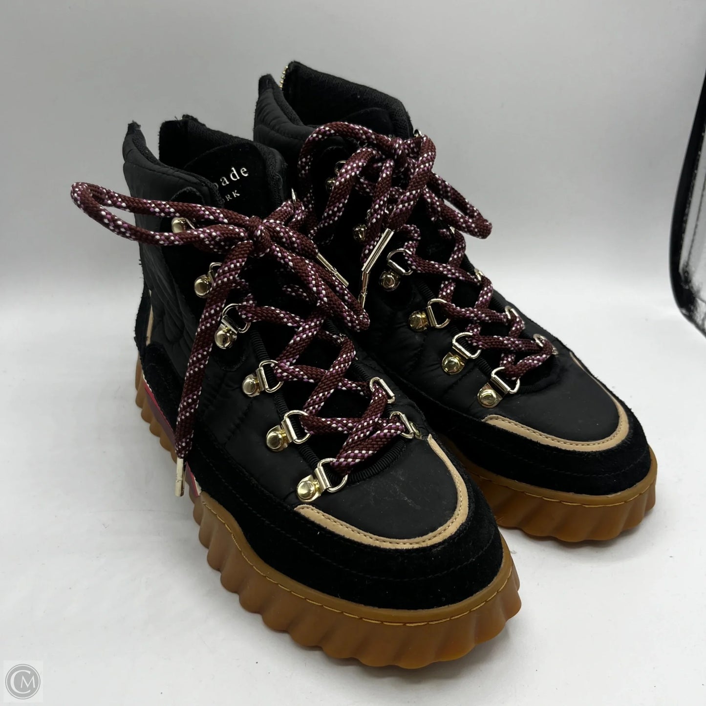 Boots Designer By Kate Spade In Black, Size: 7