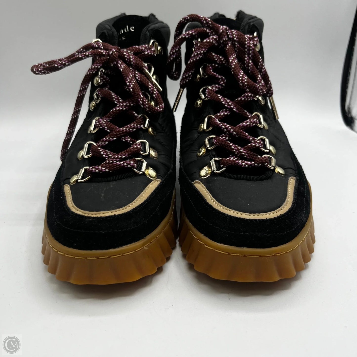 Boots Designer By Kate Spade In Black, Size: 7