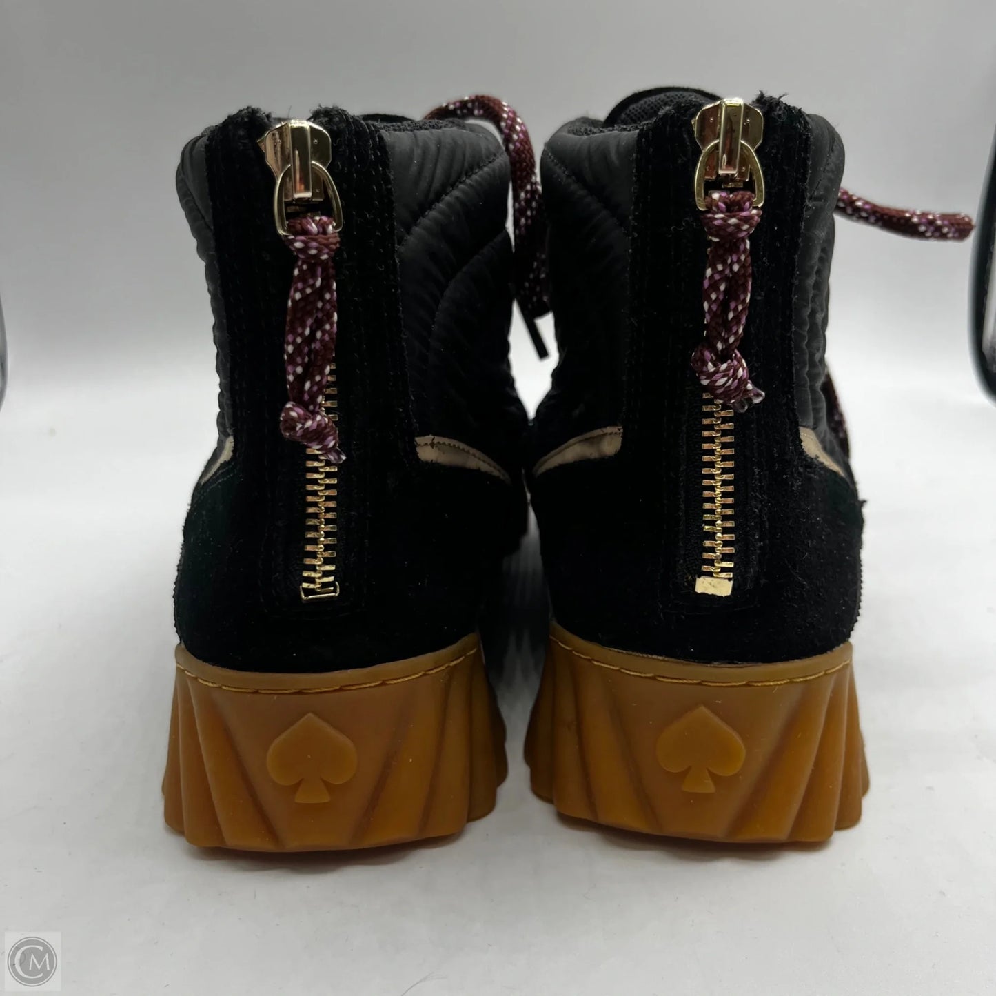 Boots Designer By Kate Spade In Black, Size: 7