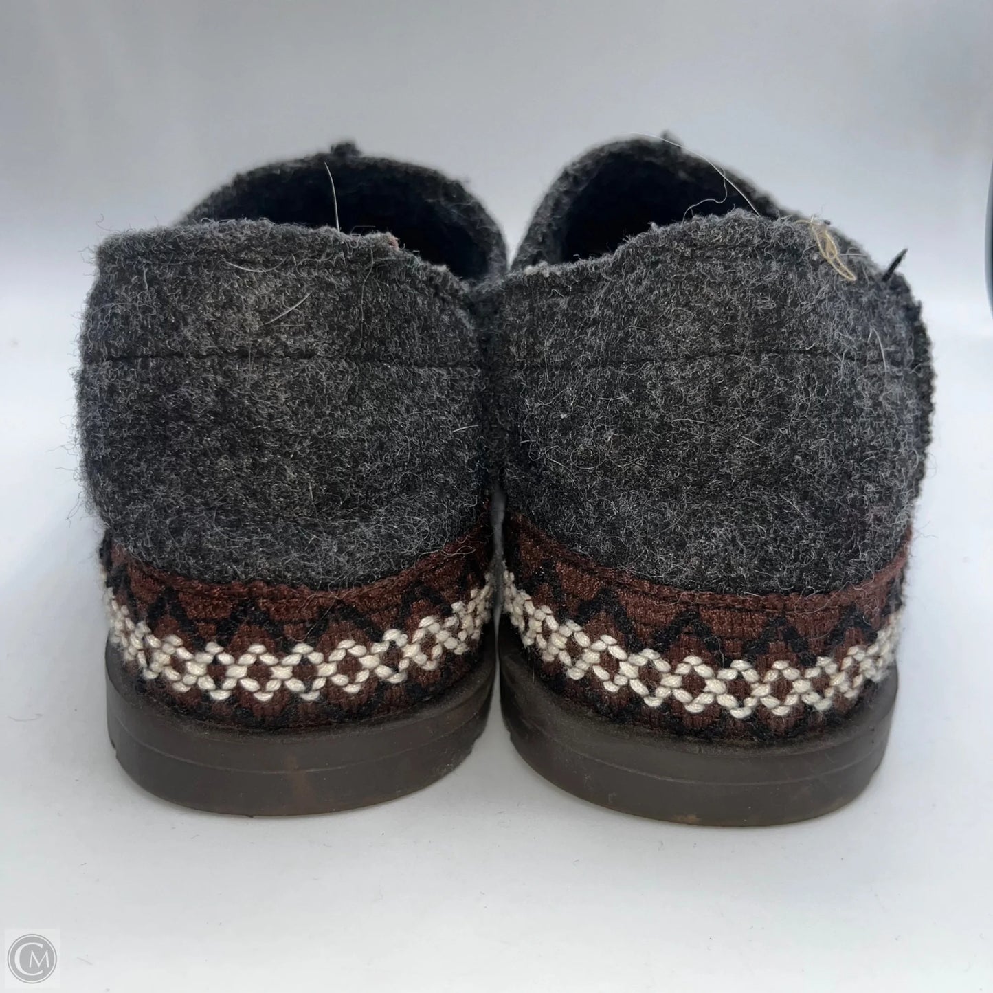 Slippers Designer By Ugg In Black, Size: 5