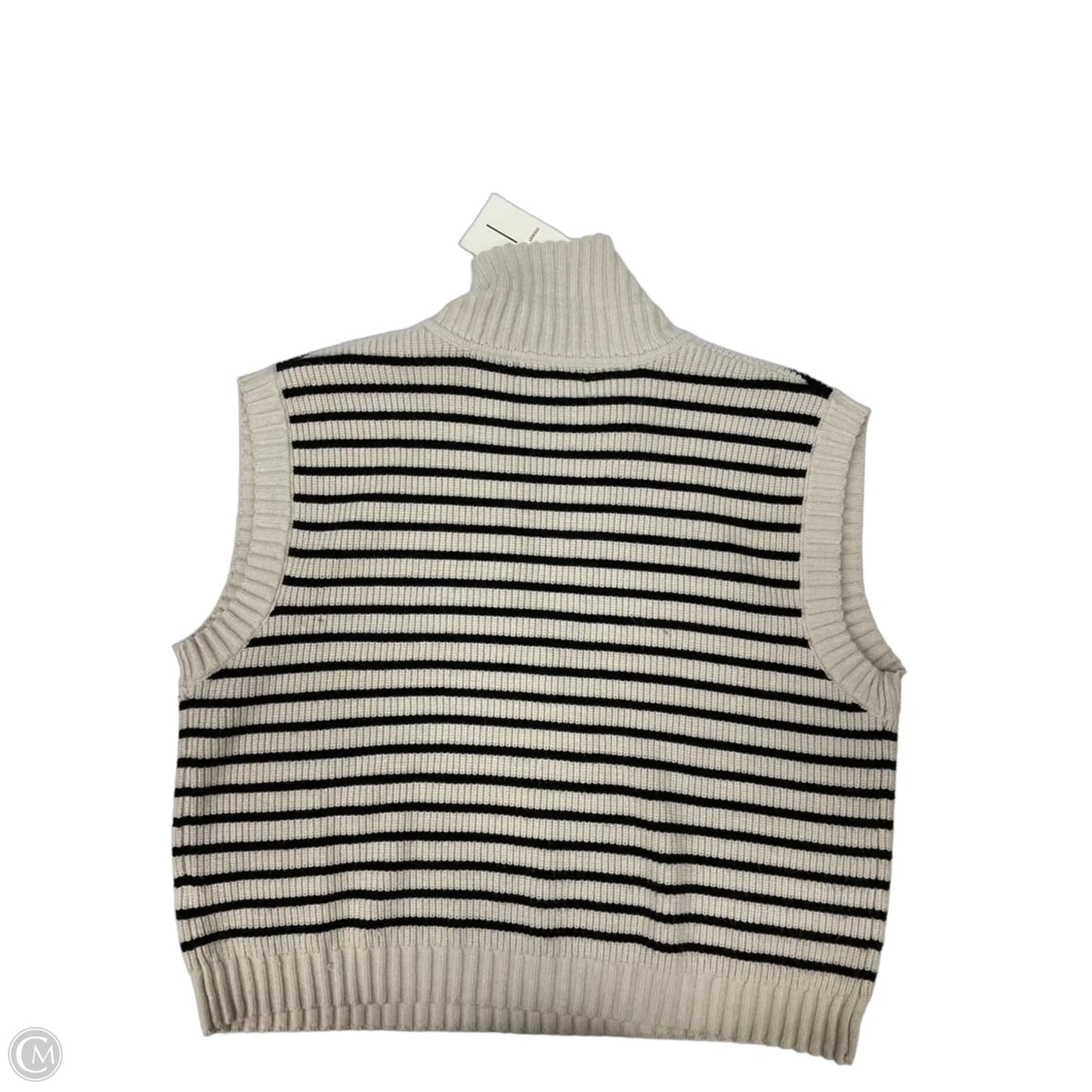 Sweater By Moon And Madison In Striped Pattern, Size: L