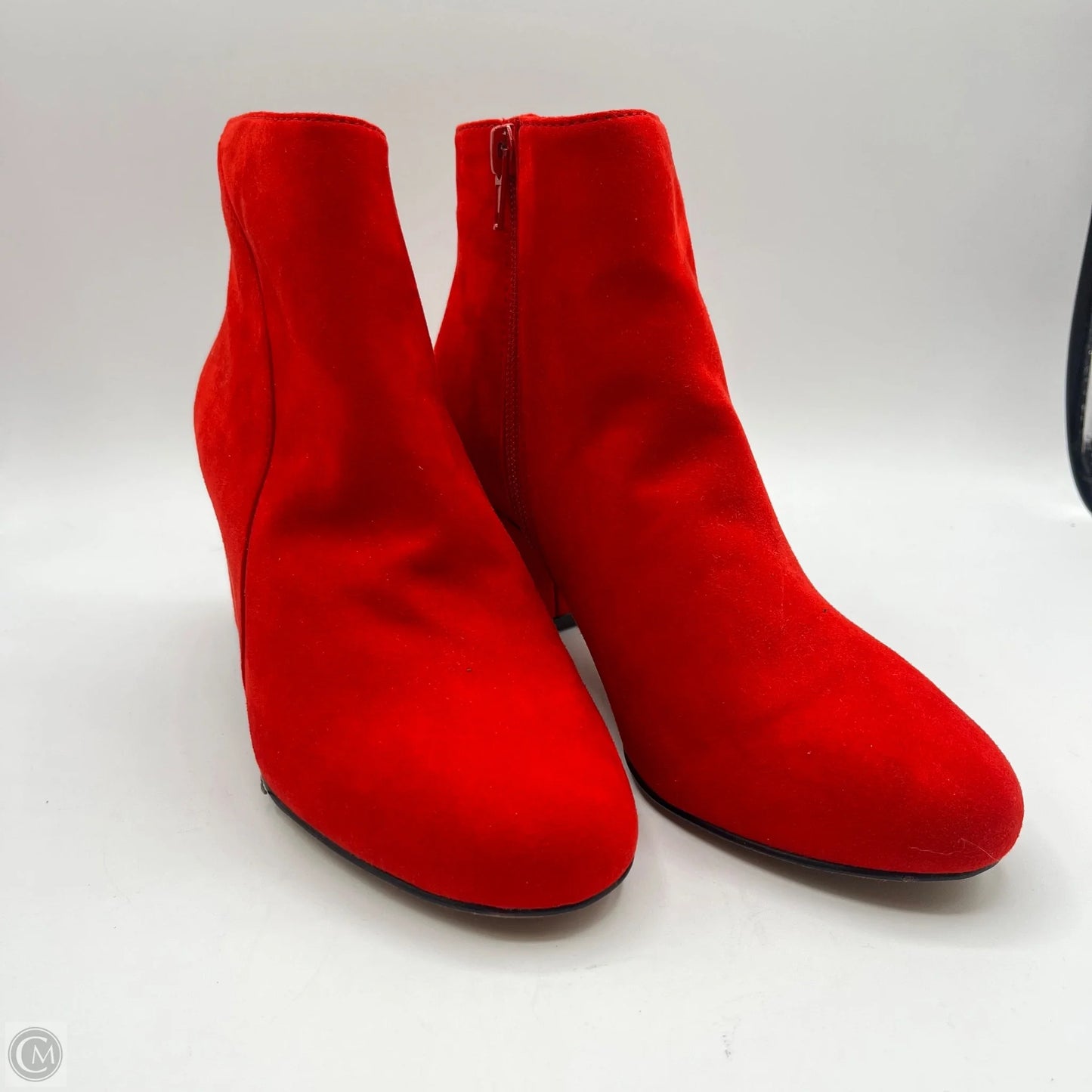 Boots Ankle Heels By Inc In Red, Size: 6.5