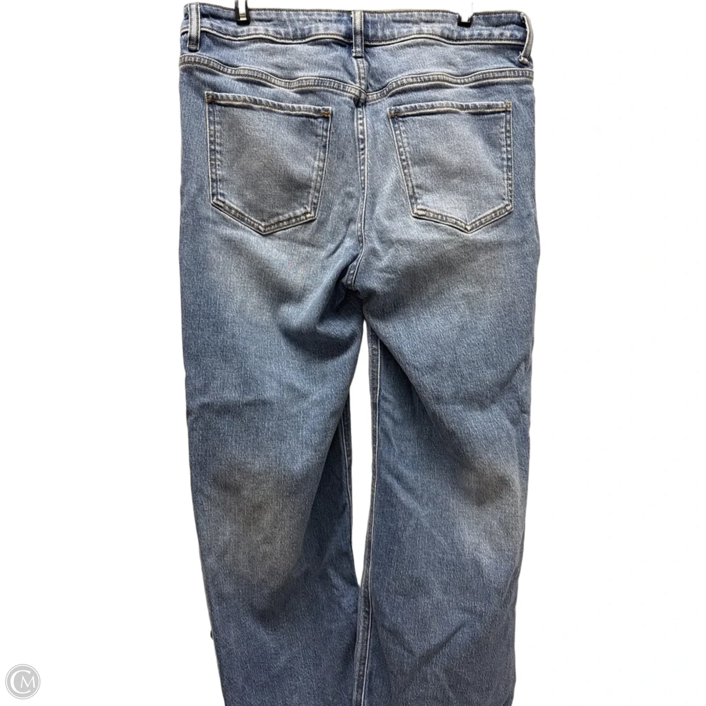 Jeans Wide Leg By Quince In Blue, Size: 12