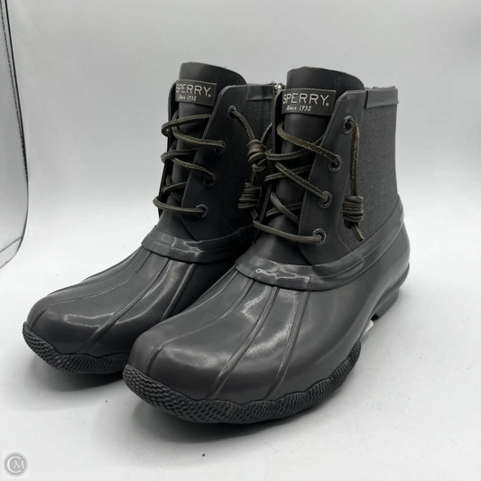Boots Ankle Flats By Sperry In Grey, Size: 6