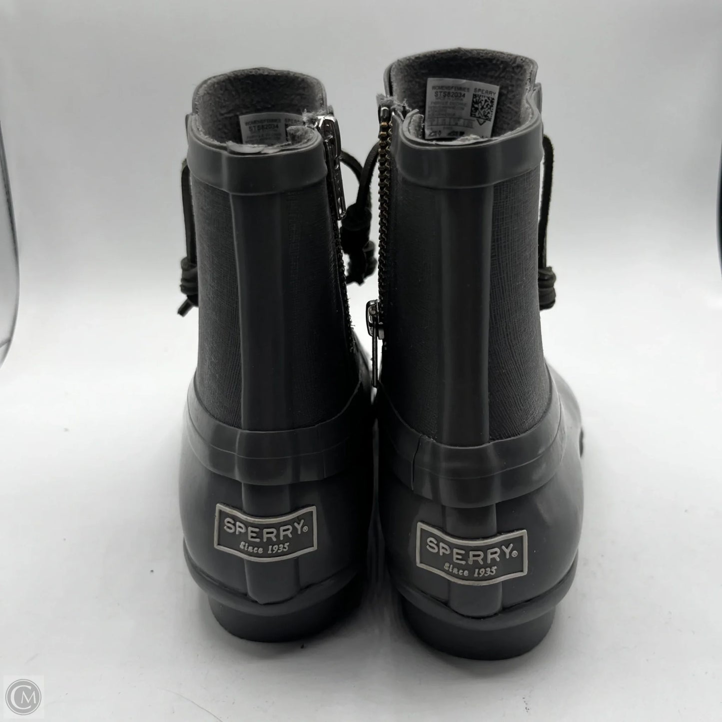 Boots Ankle Flats By Sperry In Grey, Size: 6