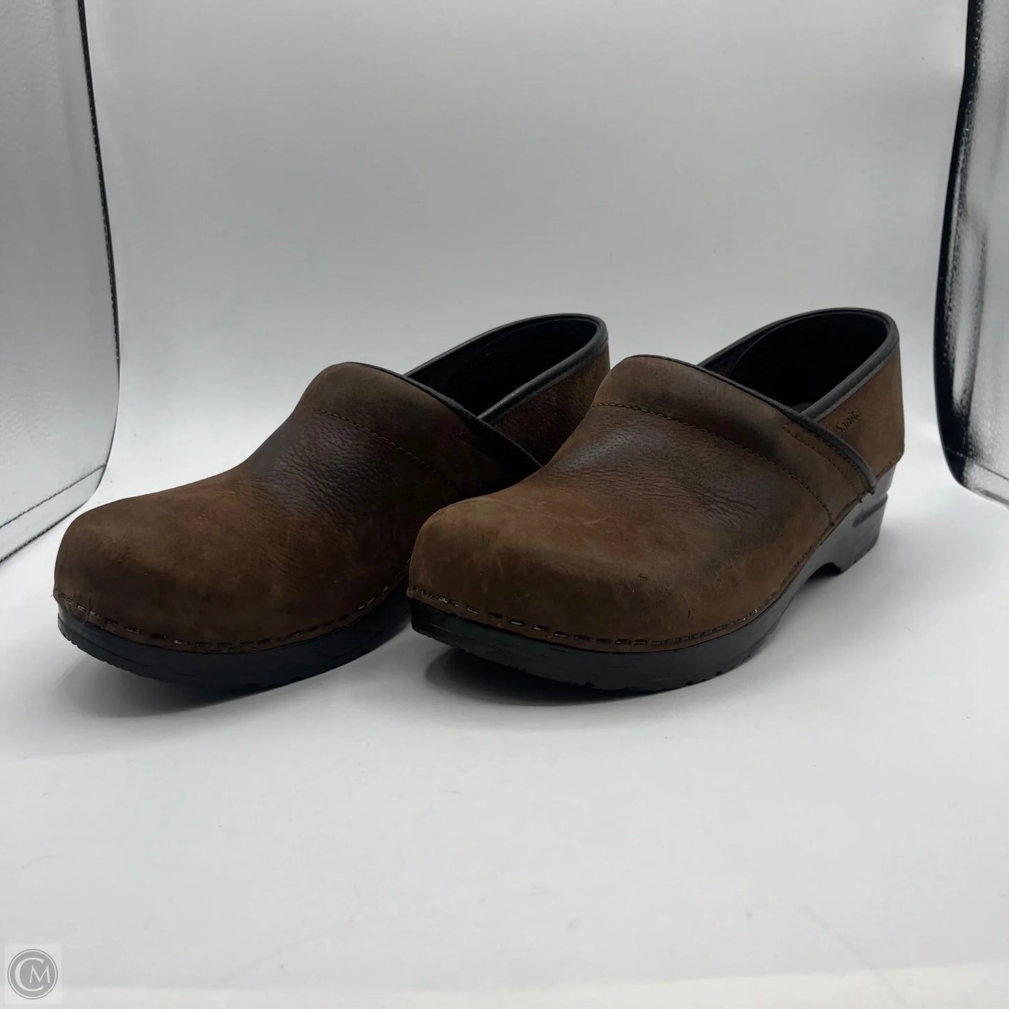 Shoes Heels Wedge By Sanita In Brown, Size: 10.5