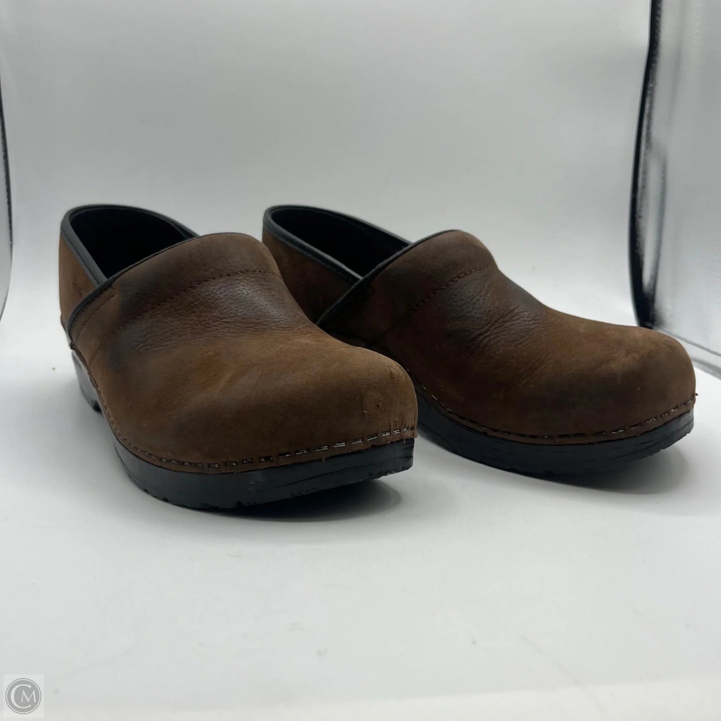 Shoes Heels Wedge By Sanita In Brown, Size: 10.5