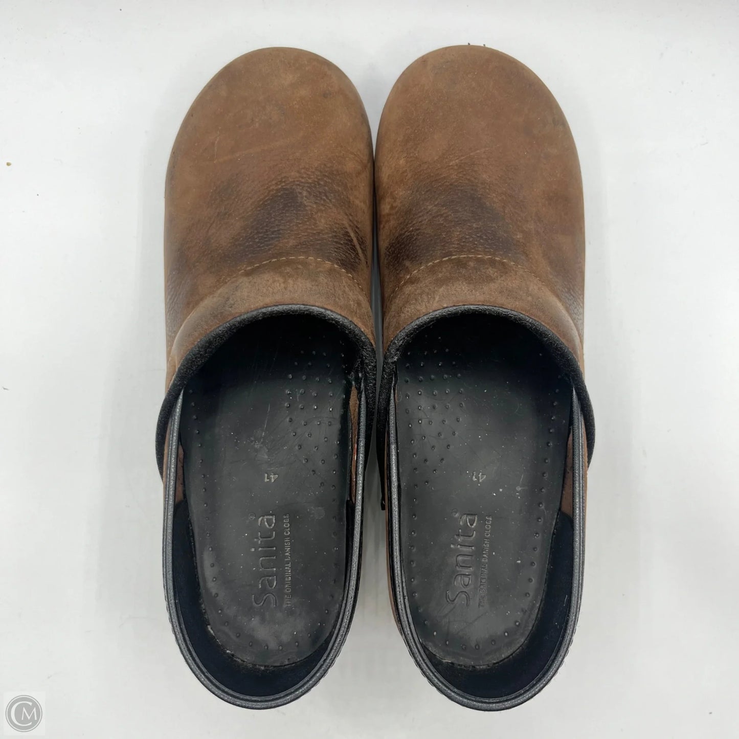 Shoes Heels Wedge By Sanita In Brown, Size: 10.5