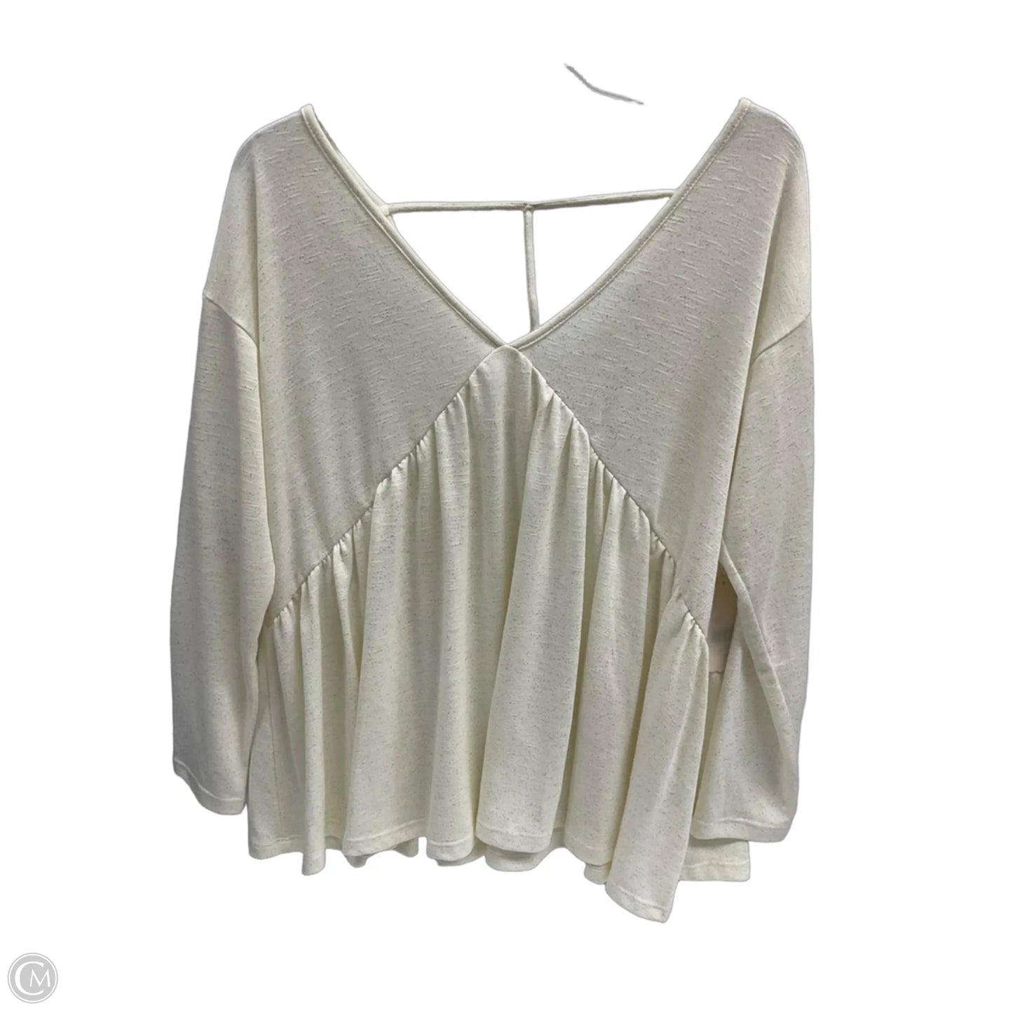 Top Long Sleeve By Altard State In Cream, Size: S