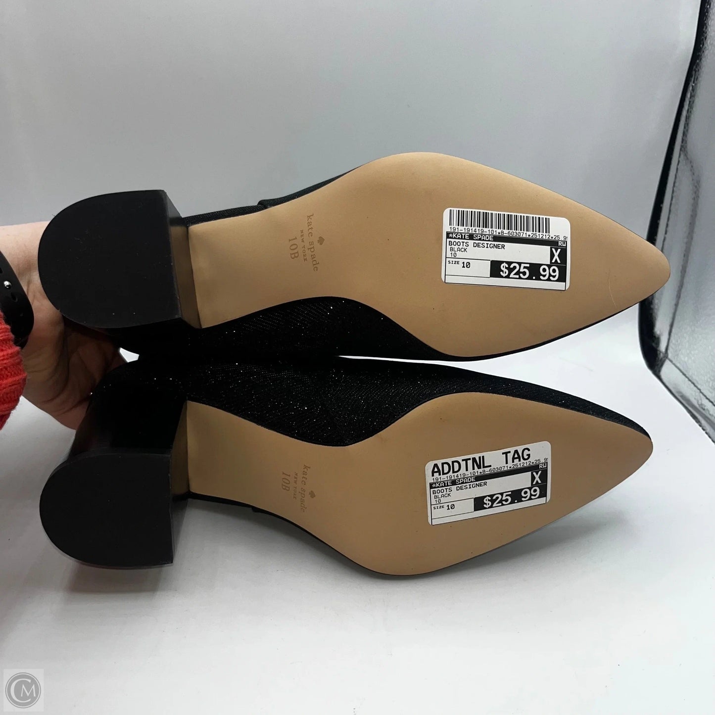 Boots Designer By Kate Spade In Black, Size: 10